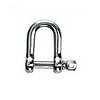 10 mm dia. Zinc Plated Dee Shackle for metal chain