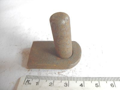 Self colour gate hook to weld flat base 12 mm