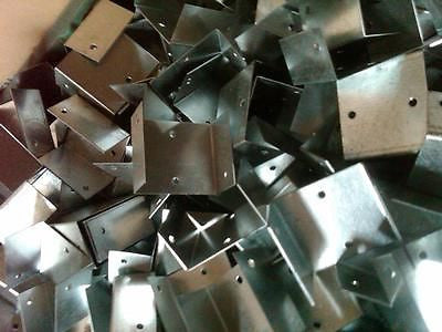 Six Fence panel clips 50 mm panel to post bracket