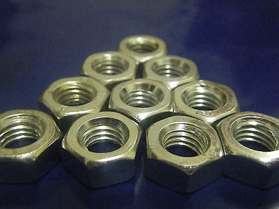 M10 hexagonal nut bright zinc plated