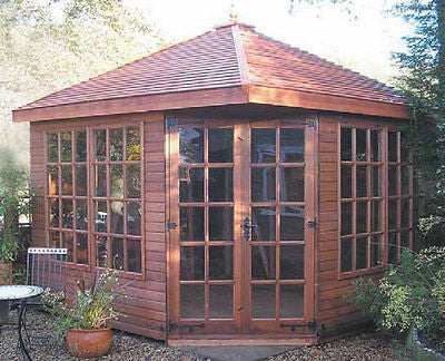 10'x10' Cedar Martley Summerhouse Delivered & Erected