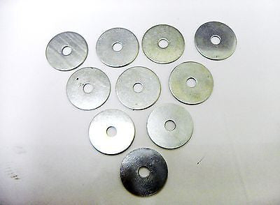 10 number M6  mudguard penny  washers