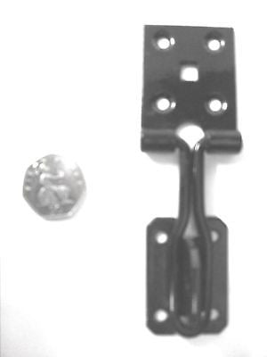 Black 5" inch Wire Hasp & Staple shed lock padlock