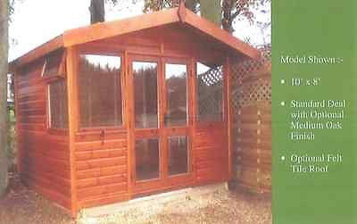 Garden Studio Apex Office Summerhouse Delivered & Erected Insurance Storm Claim