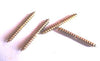 4 x Double ended screws for fitting Finials to posts