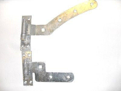Curved rail hinge sets galvanised  gate door arched top panel left hand
