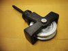 Antique look BLACK cast iron single pulley with screw for clothes line etc