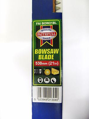 BLADE for bowsaw 530 mm 21" FAI BOW21F woodburner logs
