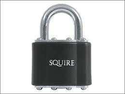 Top Quality Squire Padlock, steel protective cover 35