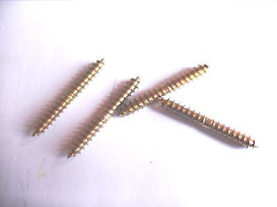 4 x Double ended screws for fitting Finials to posts