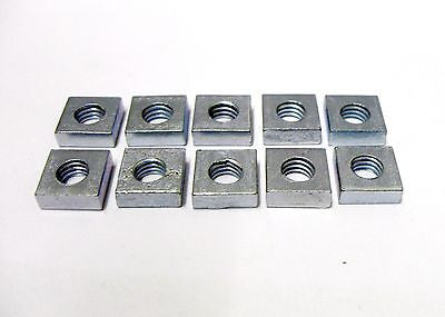 10 number M8 square nuts zinc plated gutter roofing