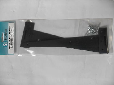 One pair Black 12" plain tee hinges T hinge  gate shed