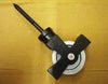 Antique look BLACK cast iron single pulley with screw for clothes line etc