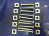 10 number M6 x 40 mm roofing bolts with nuts