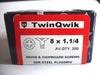 200 x 8 x  1 1/4"  Hard Zinc CSK pozi wood screws