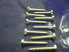 Hex head 1/4 x 2 inch coachscrew bright zinc plated