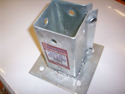 70 mm x 70 mm Swiftclamp bolt down post support galvanised
