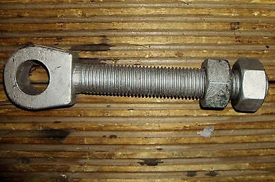 Adjustable Gate Eyes with 2 Nuts 200 mm x 32 mm(8" x 1 1/4") heavy duty shed
