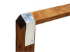birds mouth post strap ( 70 mm x 250 mm ) once bent galvanised with holes