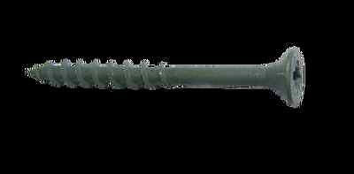 200 decking screws square or pozi deck screw 4.5 x 75 hardened green ruspert