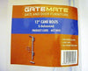 Light duty Galvanised 12" Cane bolt for doors and gates fittings included