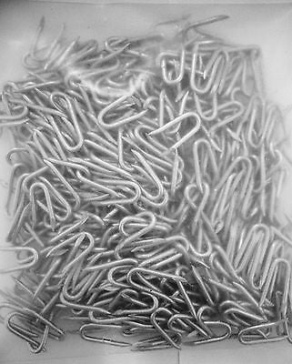 500 gms x 20 mm  galvanised staples u nails mesh clips fixings wire
