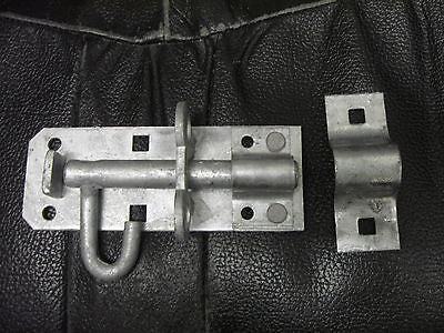 Medium Brenton bolt Galvanised 4" x 1/2 "Door Gate Shed Garage lock security
