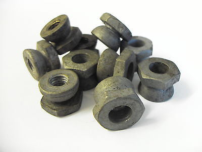 STEEL PALISADE M12 SNAP OFF PERMACONE SECURITY SHEAR NUTS FENCING GALVANISED