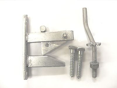 Galvanised auto latch and striker five bar field gate
