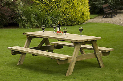 1800 mm Banquet Picnic Table for Pubs, clubs, & Home Garden woodland park
