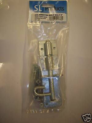 Medium Brenton bolt Galvanised 6" Door Gate Shed Garage