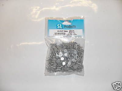 20 mm galvanised clout nails roofing felt shed 500gm