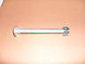 M10 x 100 cup square bolt with nut bright zinc plated