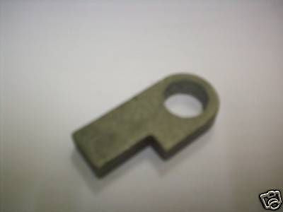 Drop bolt eye to weld 62 mm x 30 mm x 10mm  self colour